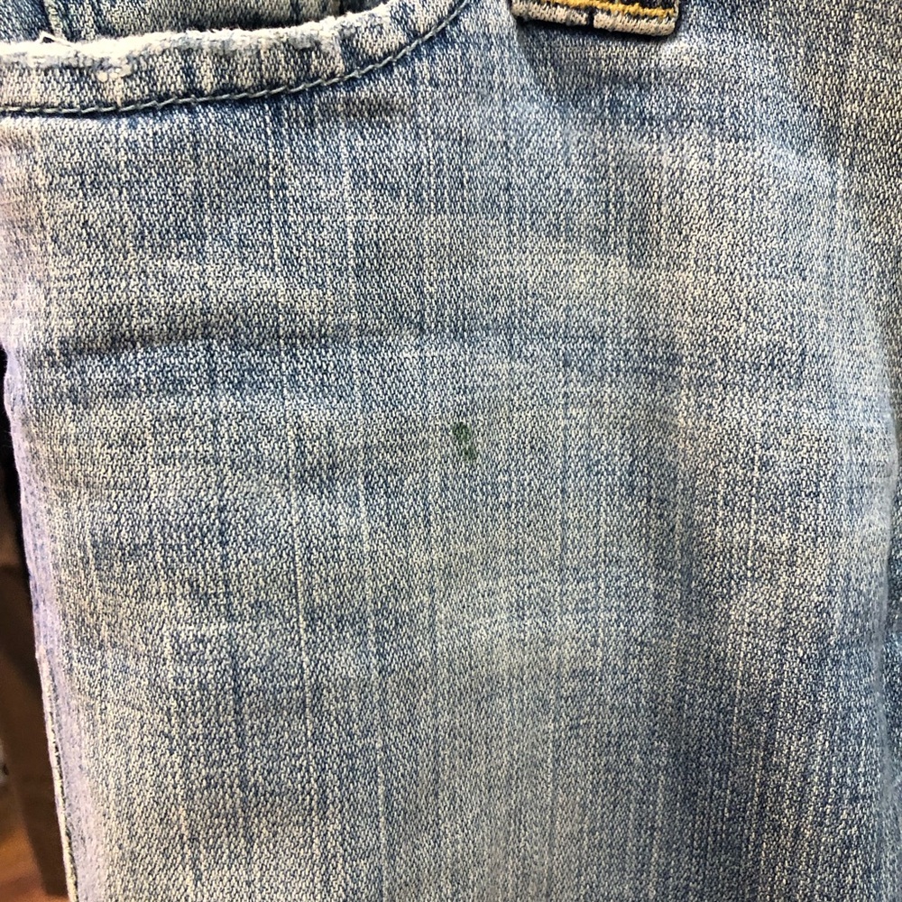 VINTAGE Y2K GAP Original Low Rise Flare Light Wash Distressed Denim Jeans - Picture 2 of 8